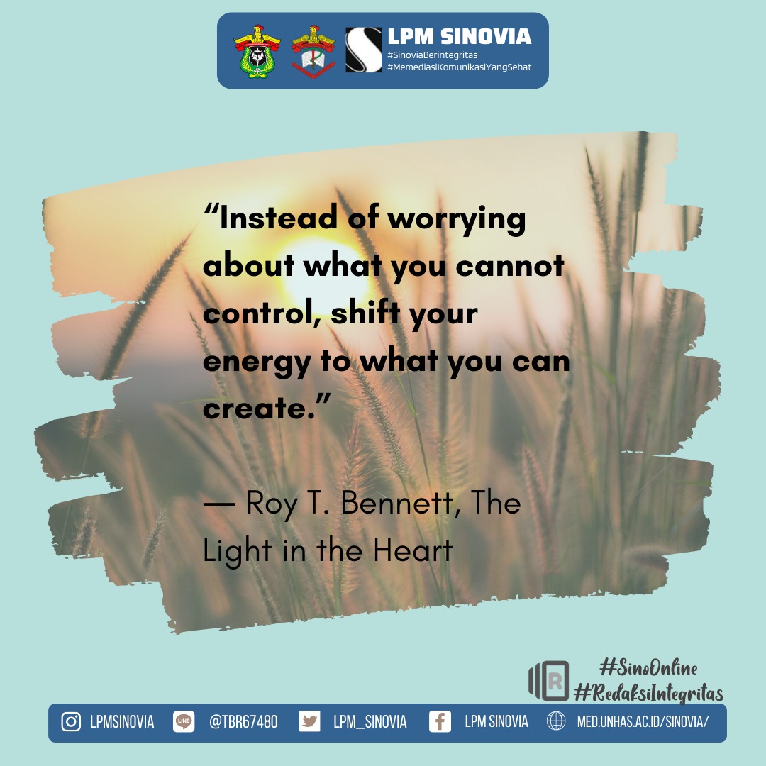 [SINO ONLINE] 
Quotes of the Day

LPM SINOVIA
Memediasi Komunikasi Yang Sehat