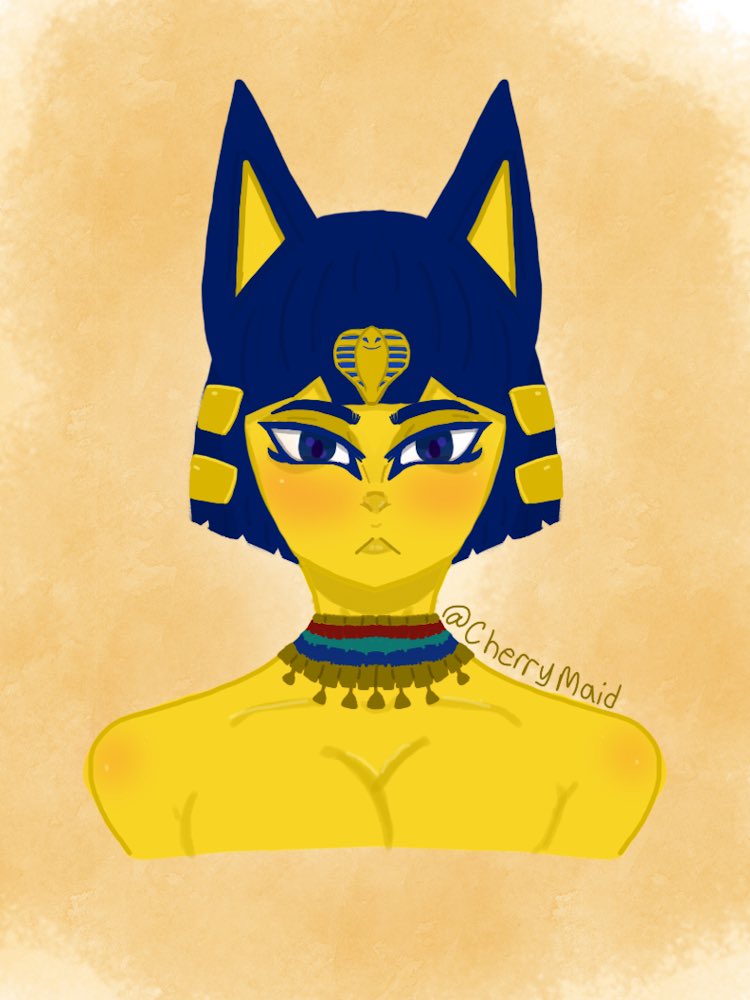 cherrymaid's tweet photo. What the cat doin? ���  #ankha #animalcrossing #ankhazone https://t.co/9hJnjM0C2P
