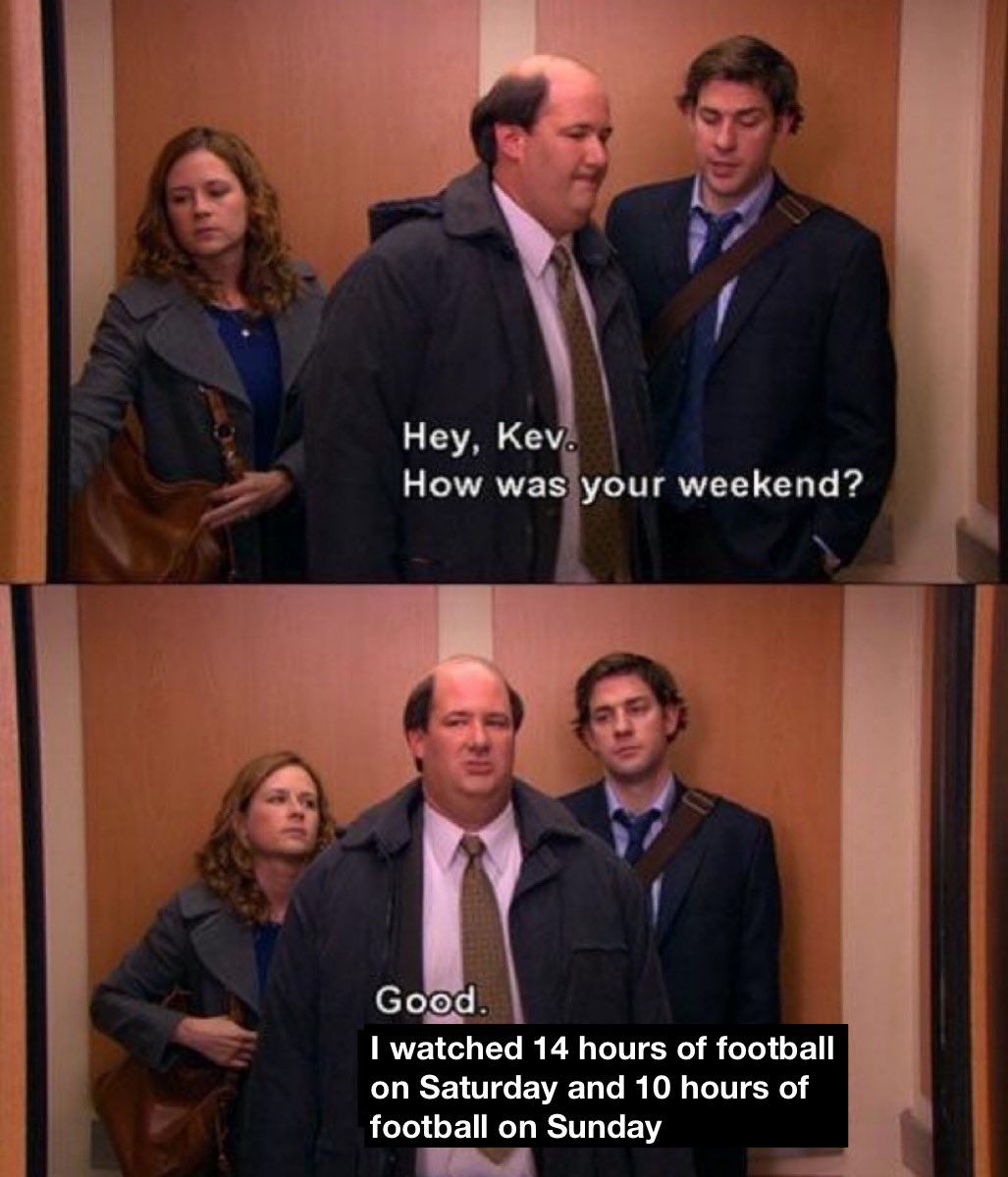Every weekend
