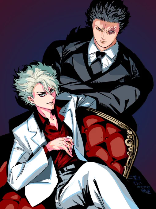 貘さんと伽羅さん描きました!
https://t.co/yVKPpb8RbQ #Skeb #Commission @skeb_jpより 