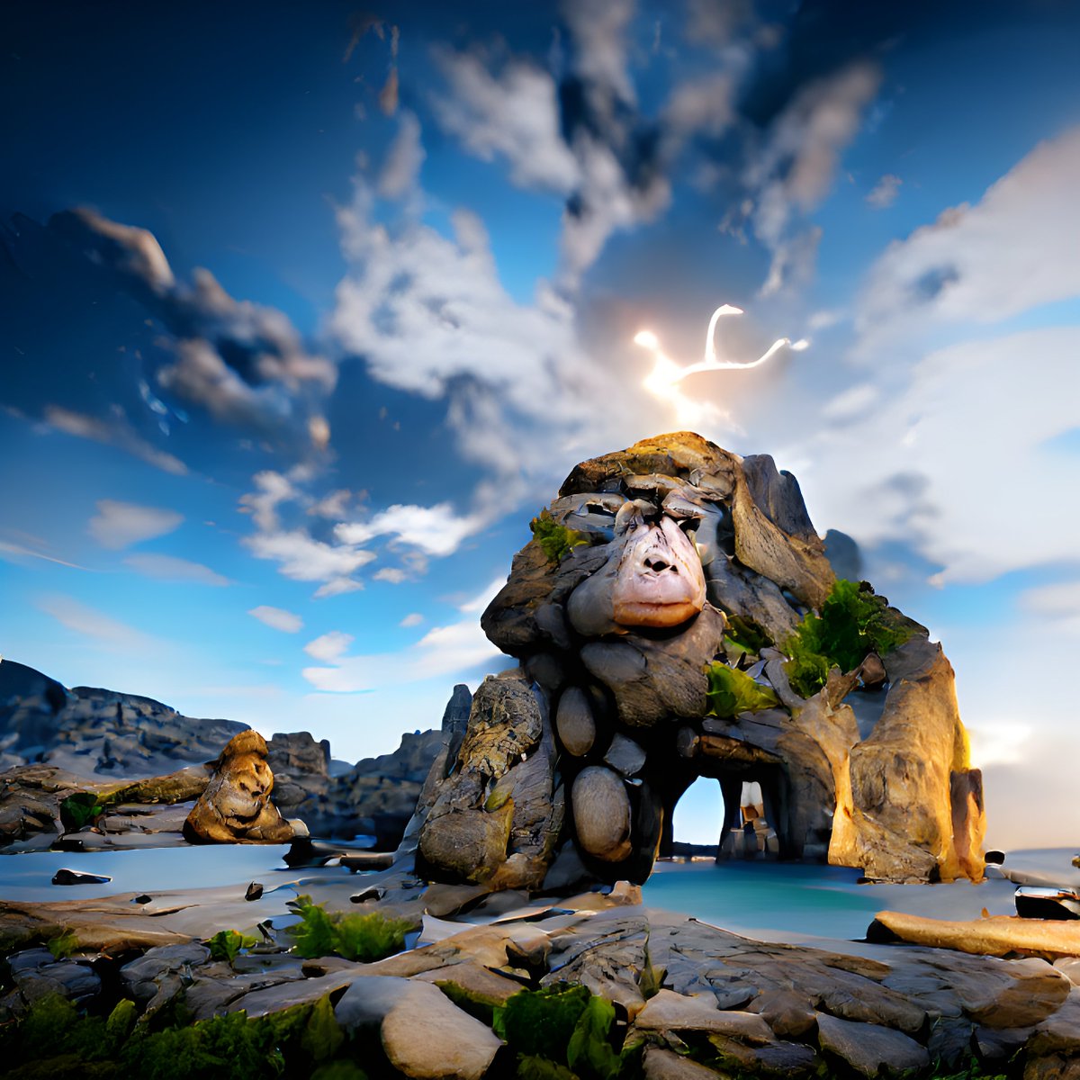 InfinityLabsNFT's tweet photo. 👀 wen @MonkeDAO lore? https://t.co/47MSdQR3Up