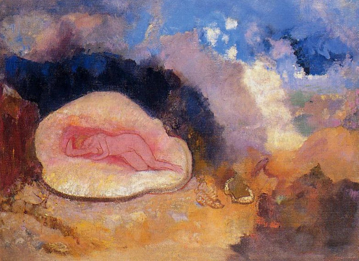 redonart's tweet photo. The Birth of Venus, 1912 #odilonredon #symbolism https://t.co/HBdYzG1OQy