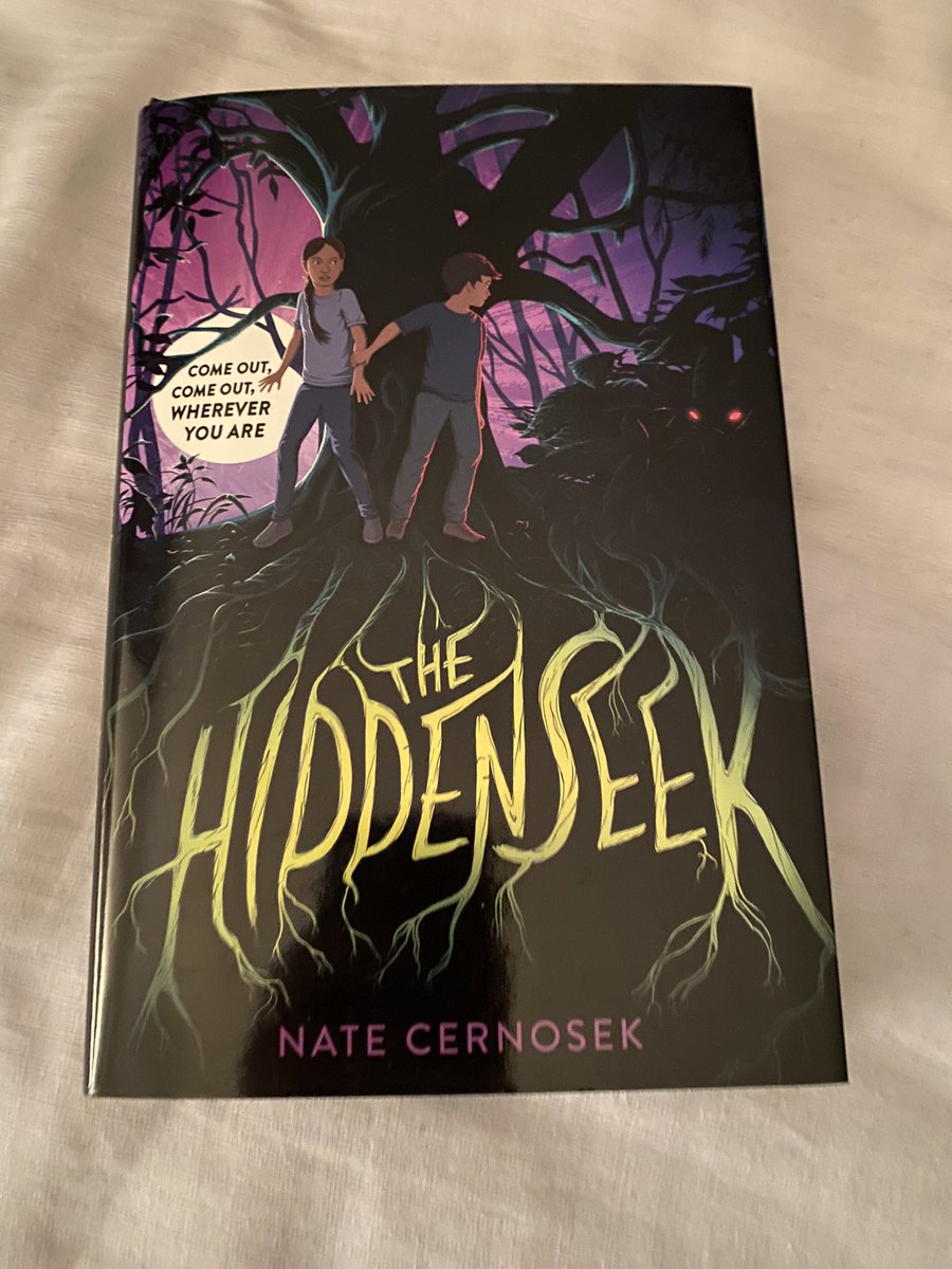 DustinPutman's tweet photo. THE HIDDENSEEK by @ncernosek is an imaginative, creepy, fast-paced, heartfelt MG novel for the approaching spooky season, led by a complicated and touching relationship between its main characters, young siblings Holly and Hector. Readers of all ages, seek this thrilling gem out. https://t.co/yq9Y4UqzL9
