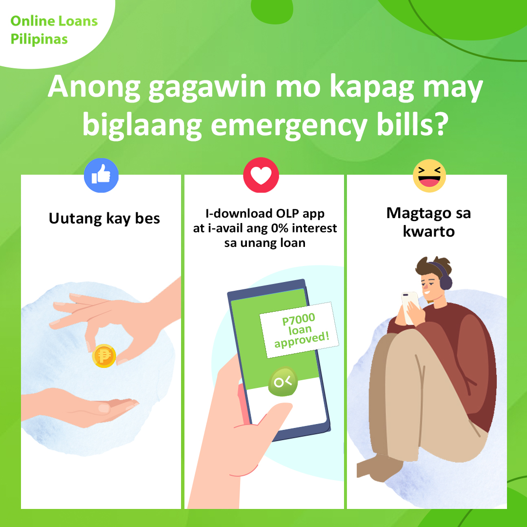 OPilipinas's tweet photo. Anong gagawin mo kapag may biglaang emergency bills? 🤔 🤔🤔
-------
To apply for your first loan, download the OLP app now https://t.co/9qjYf0gPZ1 
or visit https://t.co/933YVwVmu7
--------
Online Loans Pilipinas Financing Inc. 
SEC Registration No CS201726430, CA No 1181 https://t.co/TooYMS6j97