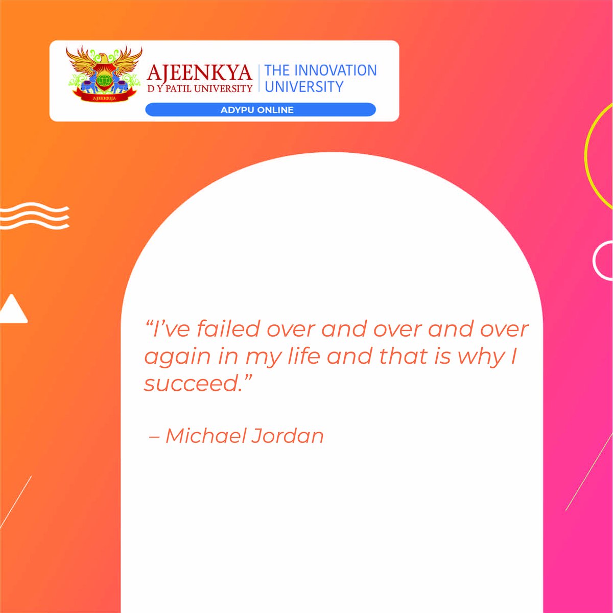 AdypuO's tweet photo. Don't be scared of failure. Every learning that comes with failure, gives the strongest push to success.
#noregrets #motivationalthought #motivationalqoute  #mondaymotivation #failure #successstory #success #succeed https://t.co/sKrSInLwd4