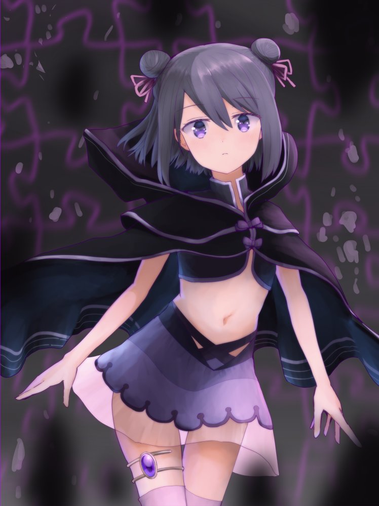 「黒江ちゃん 」|ウサ小のイラスト