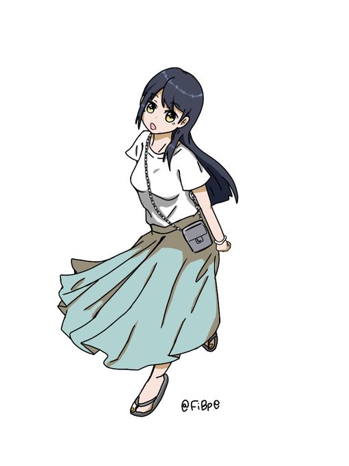 ロングスカートのtwitterイラスト検索結果 古い順
