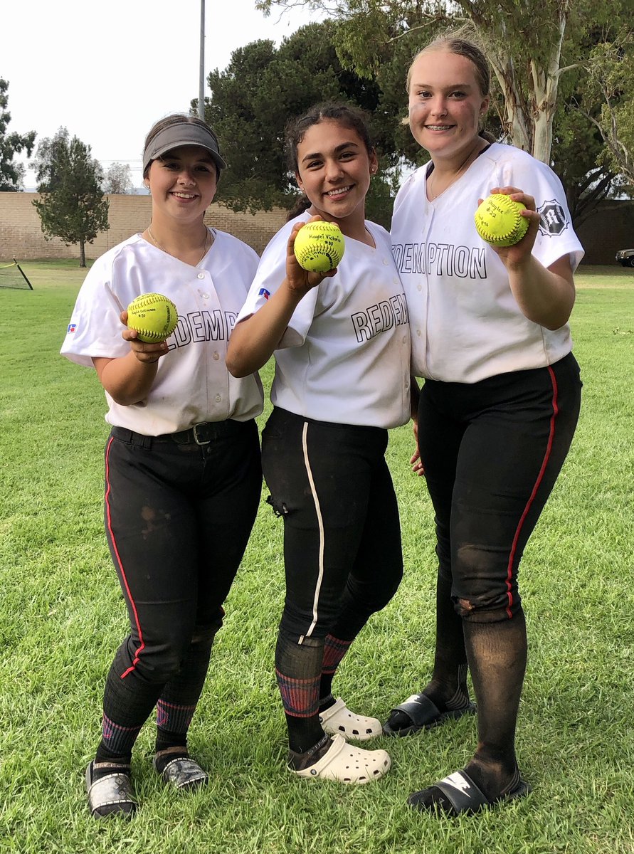 RedemptionSB's tweet photo. 🥎🔥PGF Tourney Outstanding Performers🔥🥎

Redemption-Rodriguez placed 3rd in the PGF High Bracket. Three players were recognized for their outstanding performance. L-R are Kaylie Cusimano, Kaylei Victoria @KayKay_Victoria and Sydney Scripter @Syd_96_ https://t.co/EpOoV1WIWd