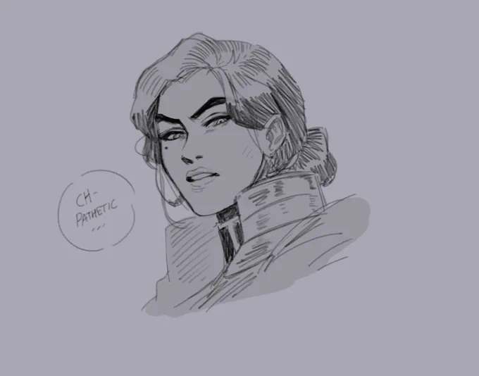 have,,, small kuvira sketch as i watch tlok 