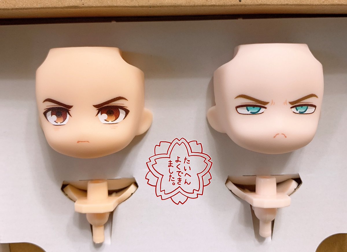 まって天才かもしれん ねんどろいどフェイスメーカーで頼んだバナージとリディ(闇落ち)の顔届いたんだけどめちゃくちゃかわいくない?! 