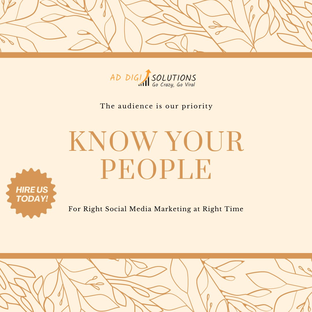 AdDigiSolutions's tweet photo. We develop the right #socialmediastrategies to reach the right set of audience at the right time.

#marketingandadvertising #brandbuilding #digitalmarketing #socialmediamarketing | W: https://t.co/eJuAdq1lR6 | M: +91 - 88008-21584 | E: info@ad-digi.com https://t.co/MOk2HpjvtJ