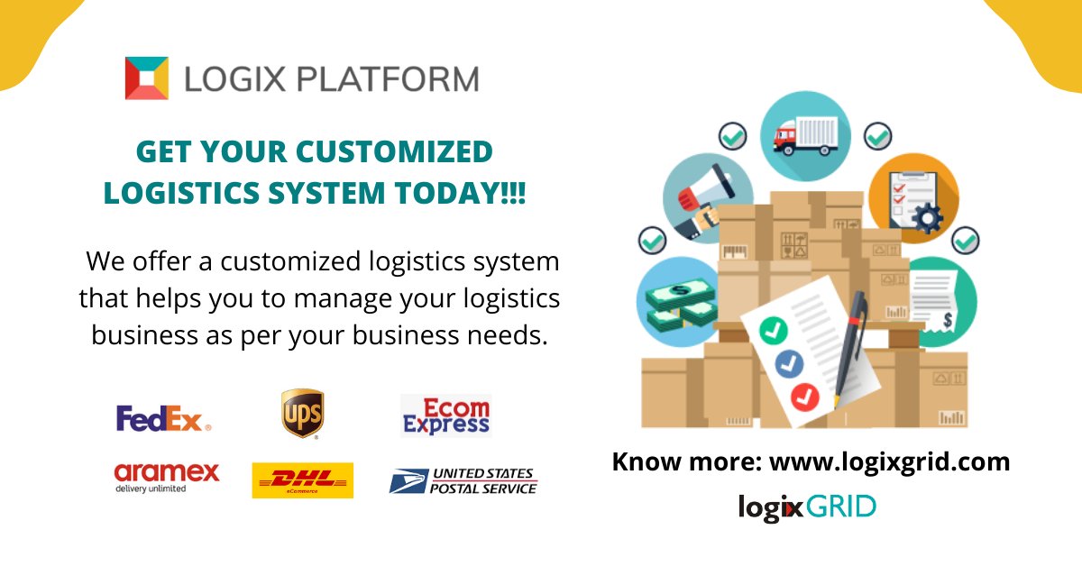 LogixGridTech's tweet image. Logix Platform provides a customized logistics management system to manage your logistics operations as per your business needs.
Know more: logixgrid.com/logix-platform…
To book an online demo click here: logixgrid.com/contact-us/
#logixplatform  #LogisticsSoftware #Customizedsystem