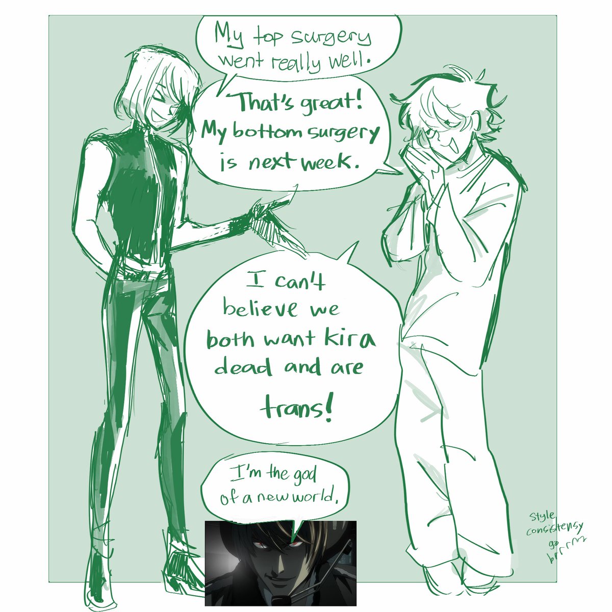 death note shit between work 