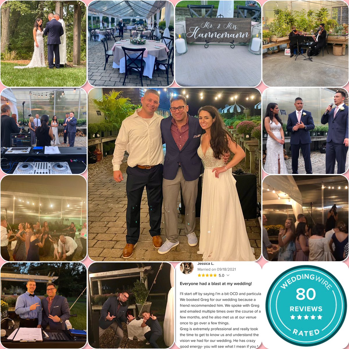 themobiledjacad's tweet photo. Our 80th Wedding Review!!
Thanks to Mike &amp; Jessica for taking the time to write such a fantastic review. https://t.co/3o4ofWxprB #njwedding #dj https://t.co/uNDPU9ktOW