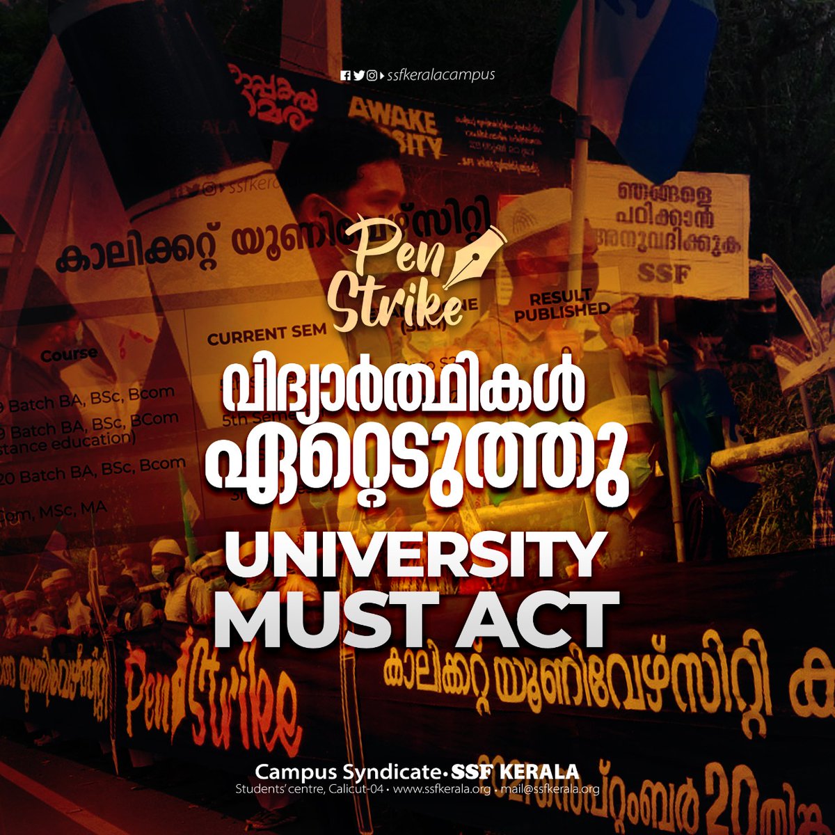 ssfkeralacampus's tweet photo. ❌️❌️❌️

Penstrike വിദ്യാർത്ഥികൾ ഏറ്റെടുത്തു...
University Must Act...❗

#PenstrikeContinues
#penstrike
#Universitymustact
#ssfkeralacampus https://t.co/nVUPCsqrDK