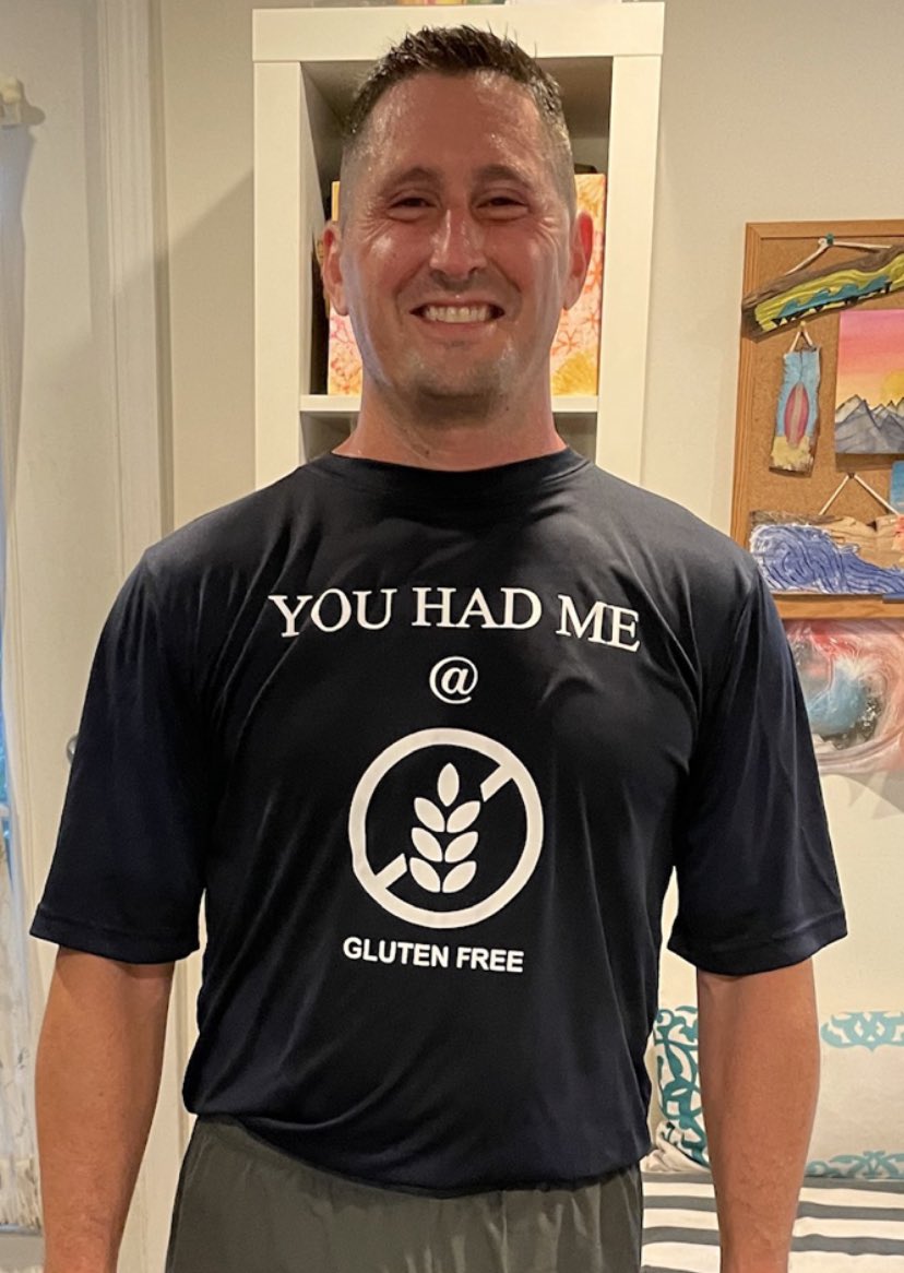 EmilyLdn's tweet photo. #youhadme @glutenfree #celiacawareness #5krun @BeyondCeliac @TJUHospital @StephanieMcCMo @SchlachtermanMD @AJDiMarinoMD https://t.co/e93P3eMP1K