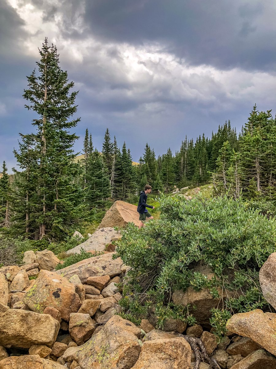 RMNP is gorgeous ⛰️ 🗻  and quickly became Caleb's new #favoritenationalpark. This boy LOVES to climb!  He didn't discover his joy for it until we left Hawaii and hit the road, but it is his favorite way to explore a park and there was no shortage of places to climb here.