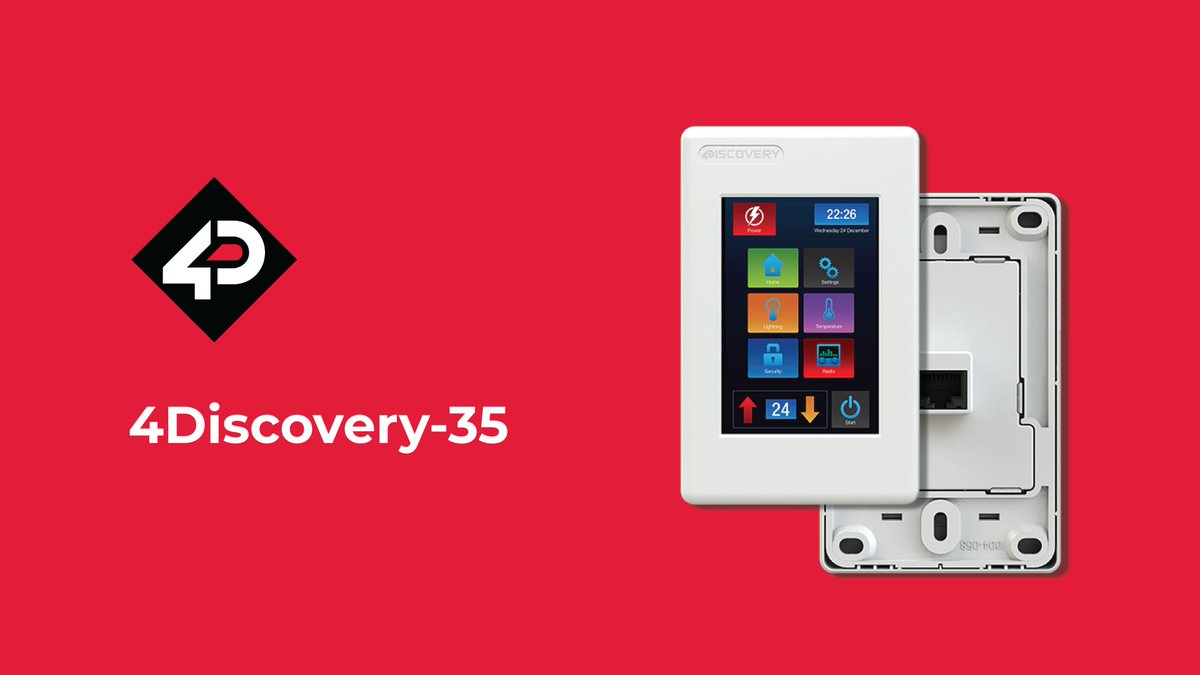 4DSystems's tweet image. The 4Discovery is designed to be mounted to a standard light switch flush/mounting box, into an enclosure or panel or directly onto the wall, enabling a wide range of customers to take advantage of this display product.

4dsystems.com.au/products/home-…

#displaymodules #touchdisplay
