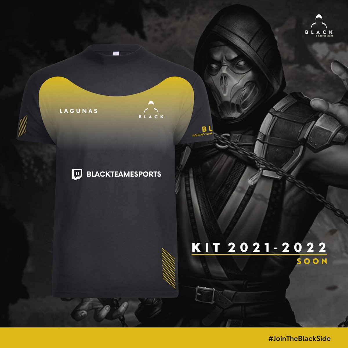 blackesportsfgc's tweet photo. Pronto, Kit 1 2021-2022 #JointheblackSide #BlackEsports https://t.co/aF26z4Exdv