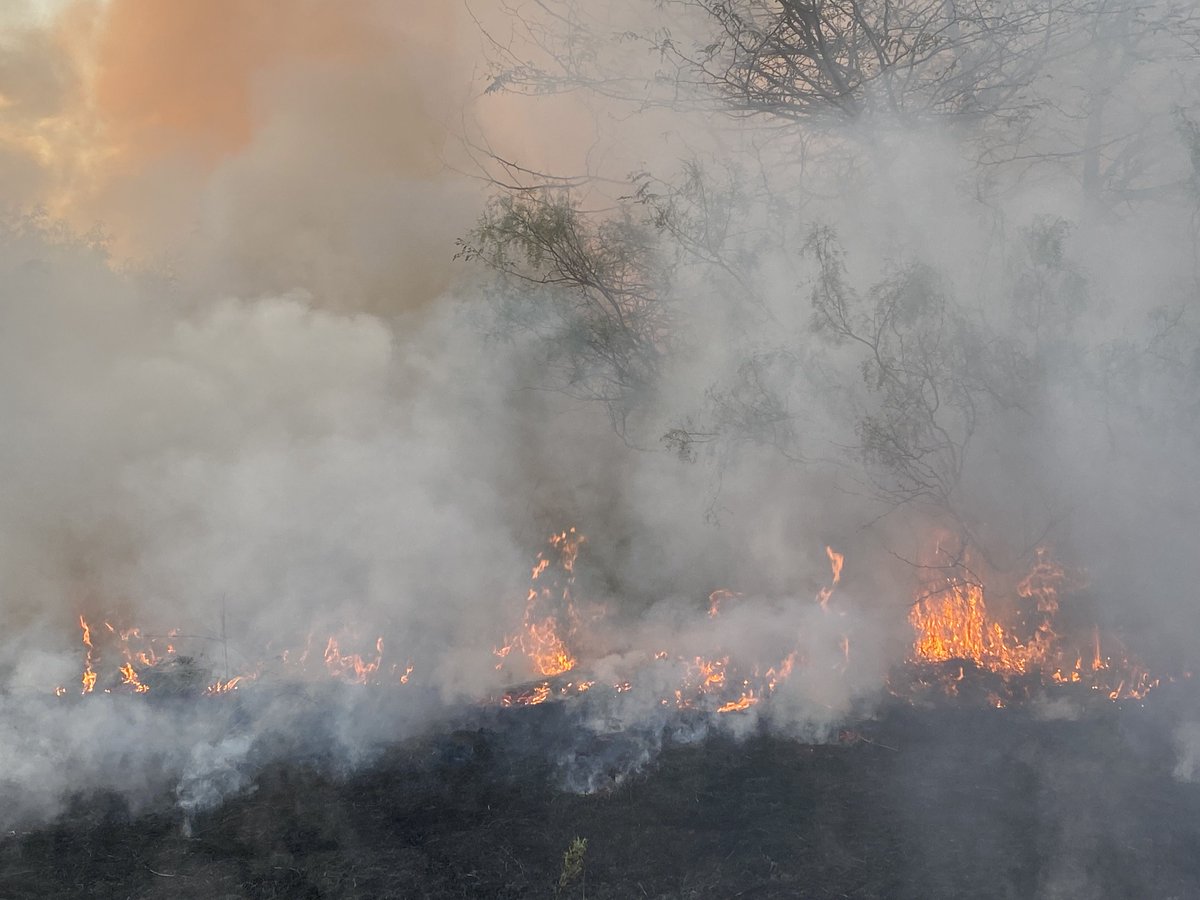 AllHazardsTFS's tweet photo. Update: the #RedRoadFire in Jack County is an estimated 600 acres and 25% contained. Forward progression has been stopped but the fire remains very active at this time. Four structures were threatened and saved by local fire departments. #txfire https://t.co/VHGkIKbrHT