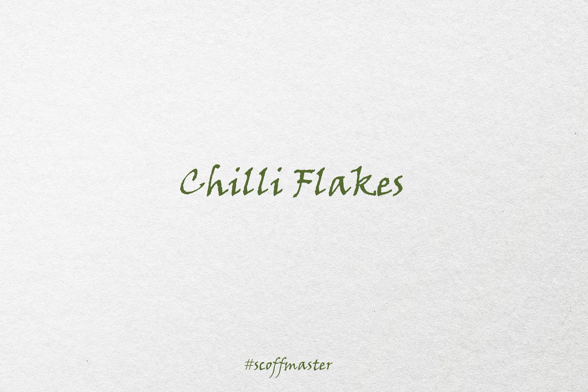 ScoffMaster's tweet photo. Chilli flakes are dried and crushed chillies which are often used in place of fresh chilli.
Did you know it's often the case that chilli flakes are packed with more heat🔥 compared to fresh chillies.
#chilliflakes #chillifacts #chillibenefits #scoffmaster https://t.co/cdRfv0Kh1S