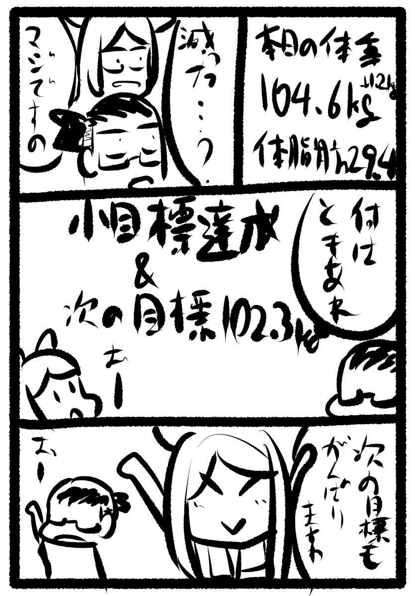 ダイエット記録まんが 漫画 ダイエット 日記漫画 T Co 冴島良清 お仕事募集の漫画
