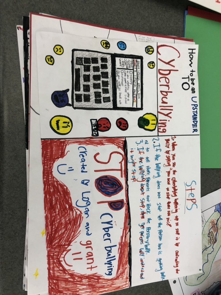 DyAnn_Donnell's tweet photo. Buljan Bulldogs Stand Up! We completed our SEL unit on bullying. Here are a few posters. #buljanpride #rcsdchampions https://t.co/iq2FpfQzAW