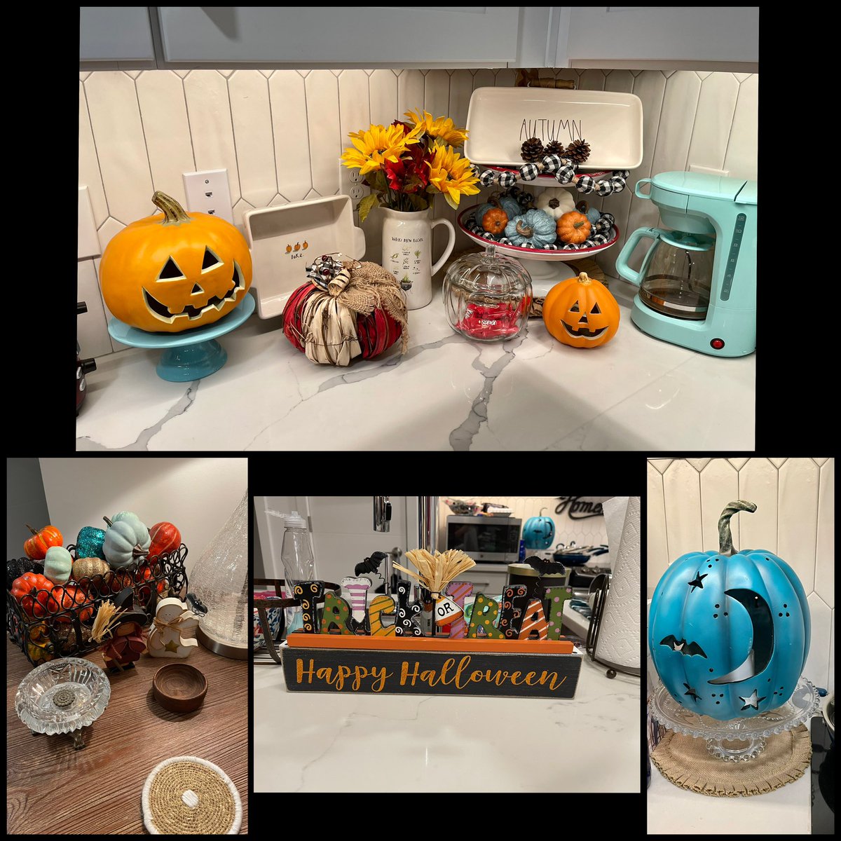 akbowles77's tweet photo. The joys of decorating an apartment… 😉 Happy Fall Y’all! 💛🍁🍃🍂🎃👻🧙🏻♀️🧡 #quickandeasy #notenoughroom https://t.co/tw0UnqI8qA