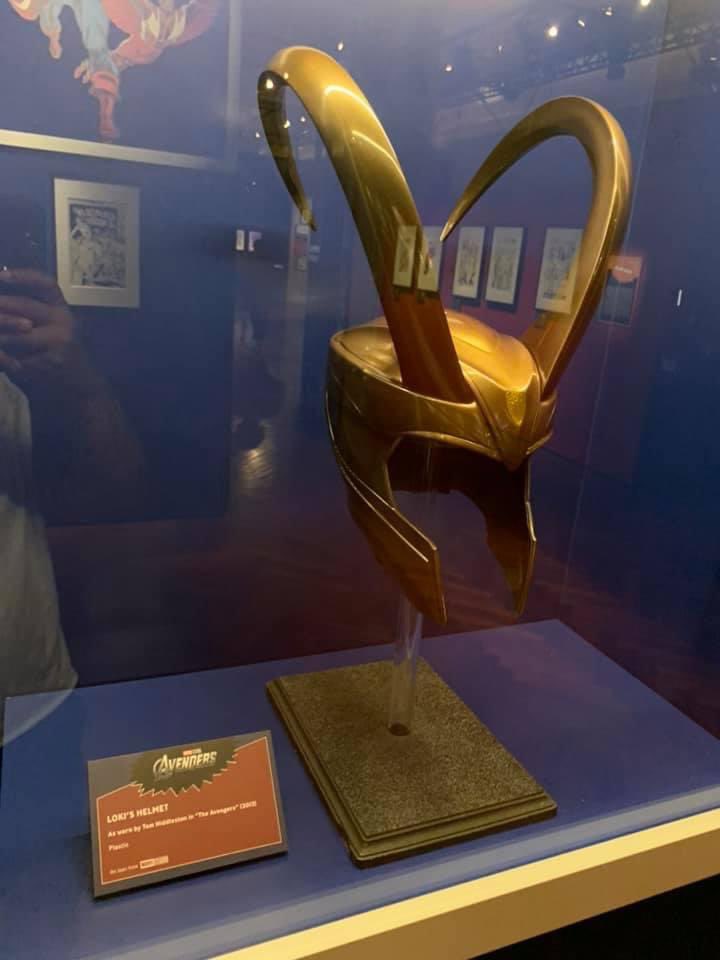 Th0rn333's tweet photo. Loki actual costume mask/hat #marveluniverse #loki #Loki #marvel #avengers #AvengersEndGame #TheAvengers #godofmischief #marvelexpo https://t.co/V7VfuXOzXr