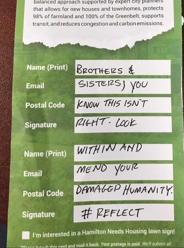 Gasp4Change's tweet photo. Some developers are complicit. Check out the anger from Hamiltonians at the slick, glossy, expensive mail out astroturfing campaign. #sharpieshenanigans https://t.co/23Xaj8mn9b