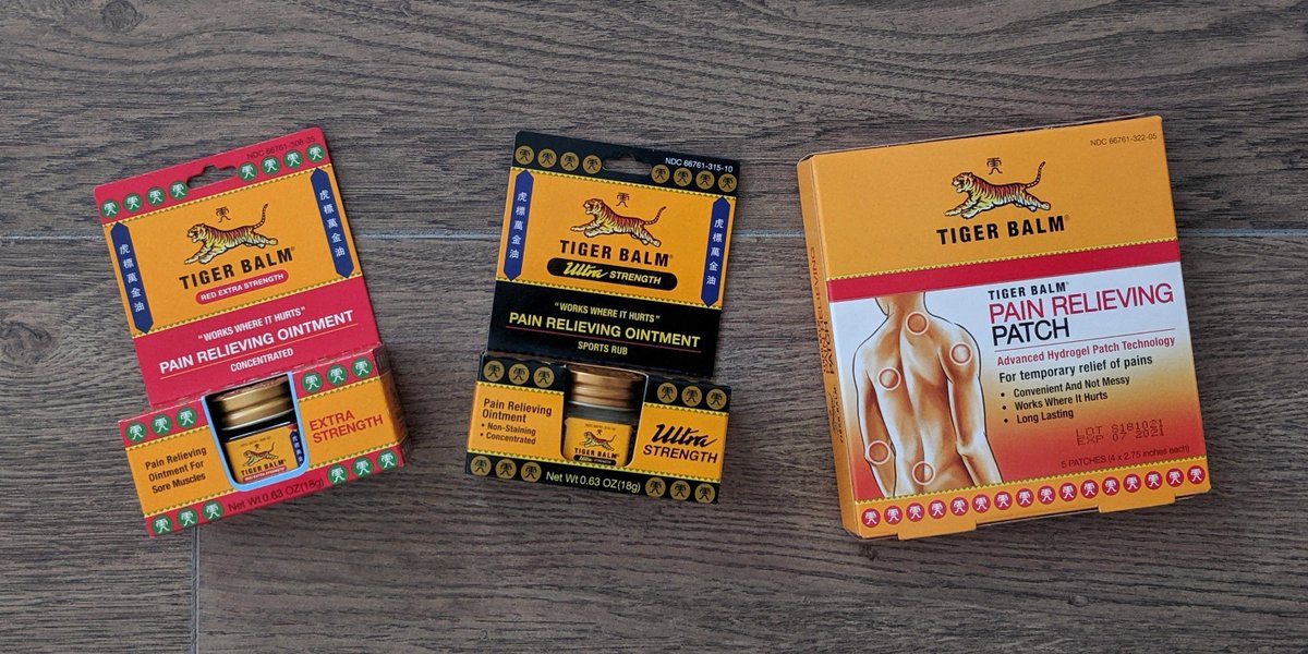 🚨TIGER BALM FANPACK GIVEAWAY – ENDS TOMORROW🚨

Win a jar of Extra Strength Ointment, a jar of Ultra Strength Ointment, and a box of Patches! To enter:

▶️ Follow <a href="/Tiger_Balm_US/">Tiger Balm U.S.</a> 
🔁 Retweet

2 winners. U.S. only.

#TigerBalmFanPack #PainRelief #GiveawayAlert #Contest