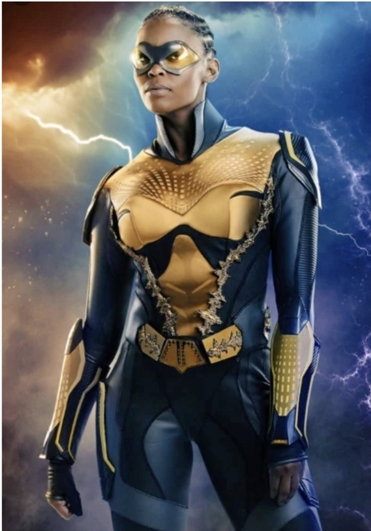 CandicanesU's tweet photo. More Fave Black DC Superheroes 🖤⚡

The Pierce Family😍
Jefferson Pierce aka Black Lightning
Anissa Pierce aka Thunder
Jennifer Pierce aka Lightning 

#DCRoyalty #RepresentationMatters https://t.co/kdDZzTlfiA