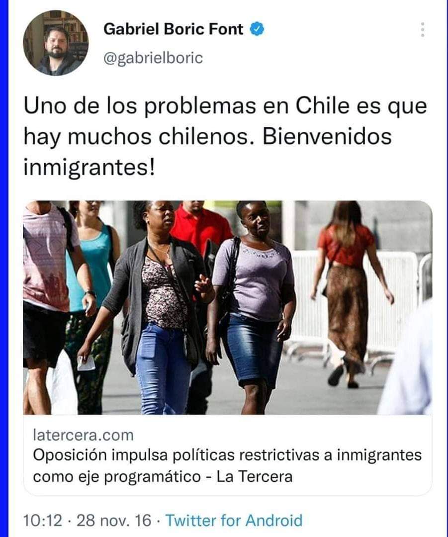 Accion_ID's tweet photo. 🔴 Nunca olvidar las intenciones del nefasto de Boric de acabar con Chile en su totalidad. Y este cerdo quiere ser Presidente? 
COMPARTE Y DENUNCIA https://t.co/uxu7fdhKvs