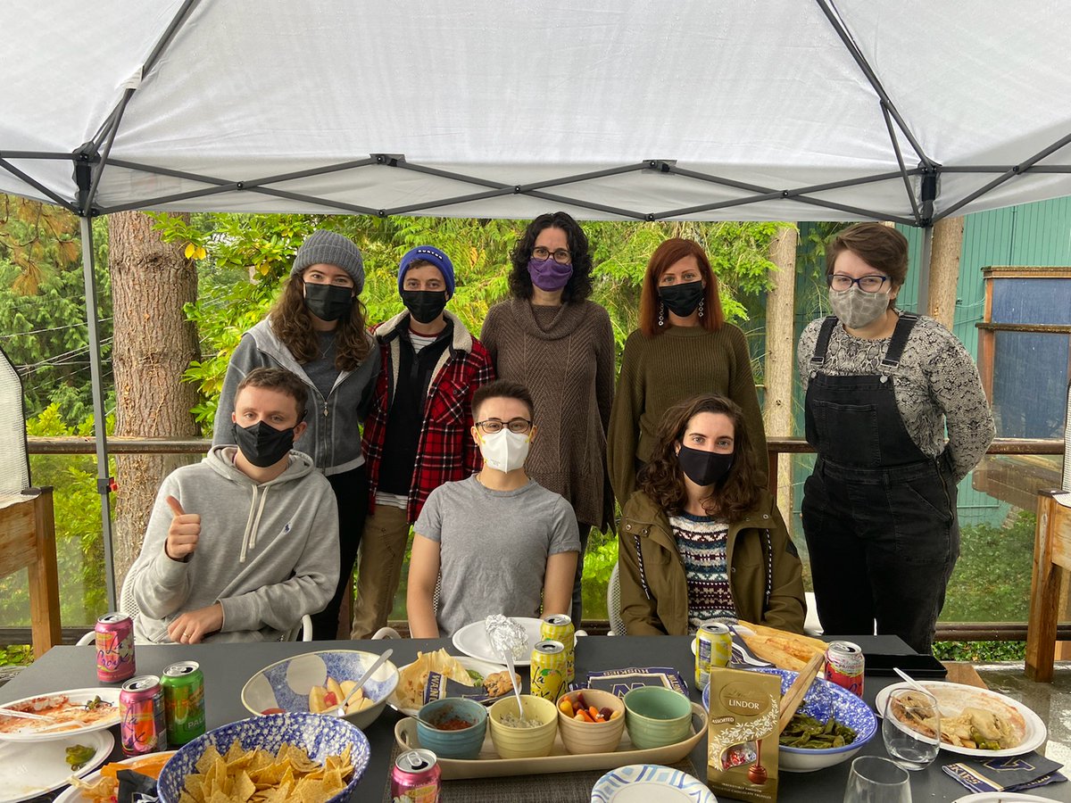 "What's grad school like during COVID?"

I'm now a 2nd year and this was my first ever lab event! (also still waiting to be assigned an actual office lol)