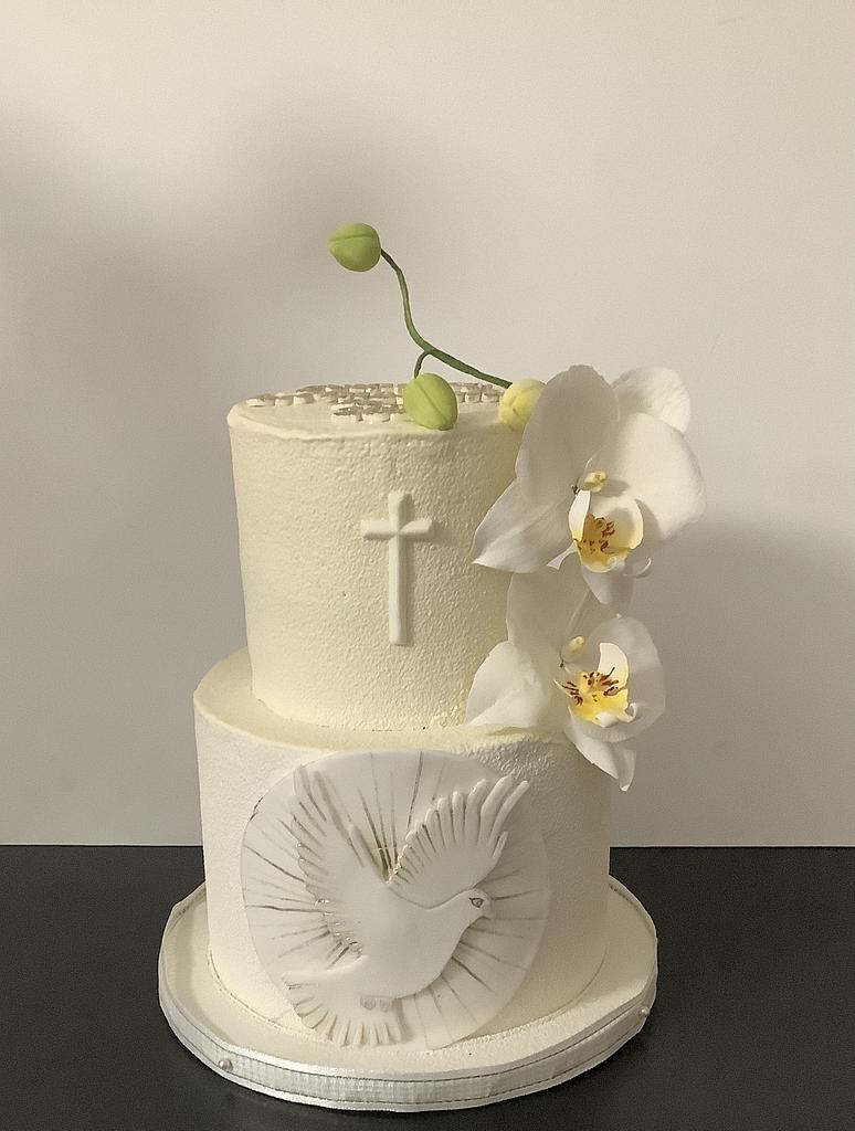 CakesDecor's tweet photo. confirmation by Anka
https://t.co/B56kE1GKsb
#vanillaspongecake #parisiancream #velvettexture #toolsformodeling #confirmationcake https://t.co/7N1HBFFVQA