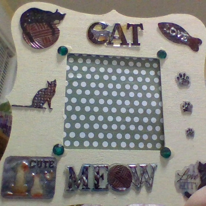 LibraryLadyUGL's tweet photo. More Art by Tom.  An autism mom in Michigan is doing a fundraiser to create a "village" for autistic adults and their families to live together.  We're donating Tom's artwork to support this venture. He's been so happy painting and decorating these picture frames. https://t.co/IVuL8JzSNw