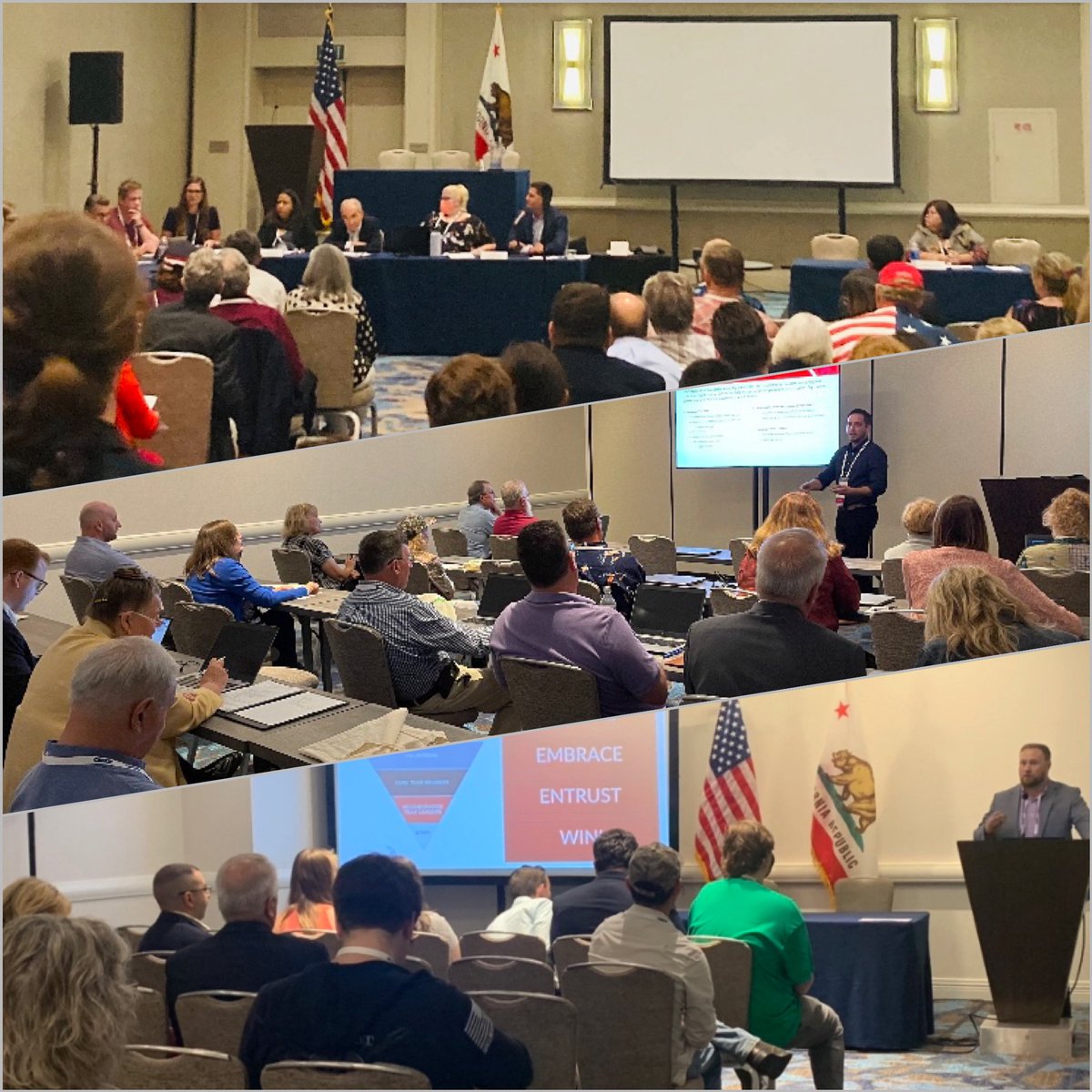 polisci_bryan's tweet photo. California Victory was proud to host National Week of Training at the 2021 @CAGOP Fall convention. Republicans in the Golden State are fired up to #LeadRight and fight for a better, more prosperous California!
#NationalWeekofTraining #LeadRight https://t.co/JIXCciu4wd