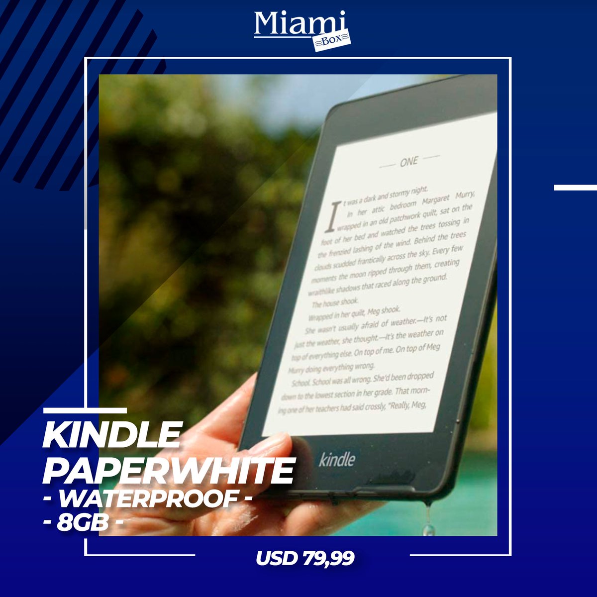MiamiBoxUy's tweet photo. ¿Ya descubriste los nuevos modelos de KINDLE? Ahora con luz cálida regulable, a prueba de agua, el doble de espacio, audiolibro, más delgado, liviano y también en su versión para niños, con control parental desde tu celular. ¡Vos lo comprás, nosotros te lo traemos! #MiamiBox📦✈️ https://t.co/oTGXHHMTaK