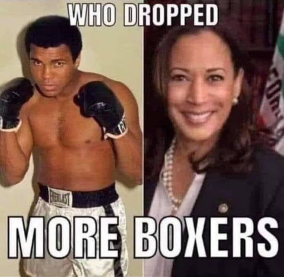EricLowder4's tweet photo. Sorry Muhammad Ali but you ain’t got shit on the Vice President 😂🤣 https://t.co/QoSelBh9Sa
