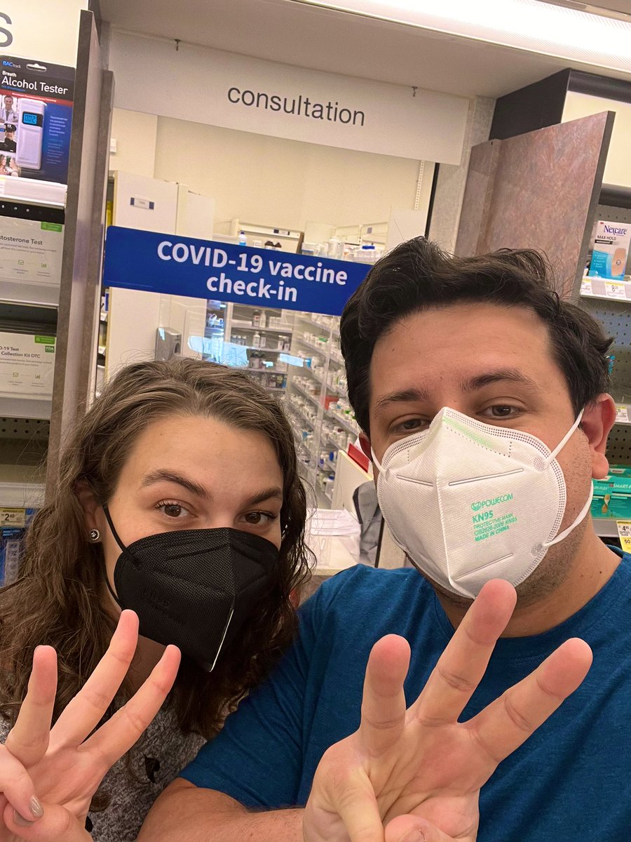 dinubalanescu's tweet photo. Taking advantage of an afternoon off with @TDonisan to get #tripledosed! Please get vaccinated! https://t.co/vqWZs3MLMl