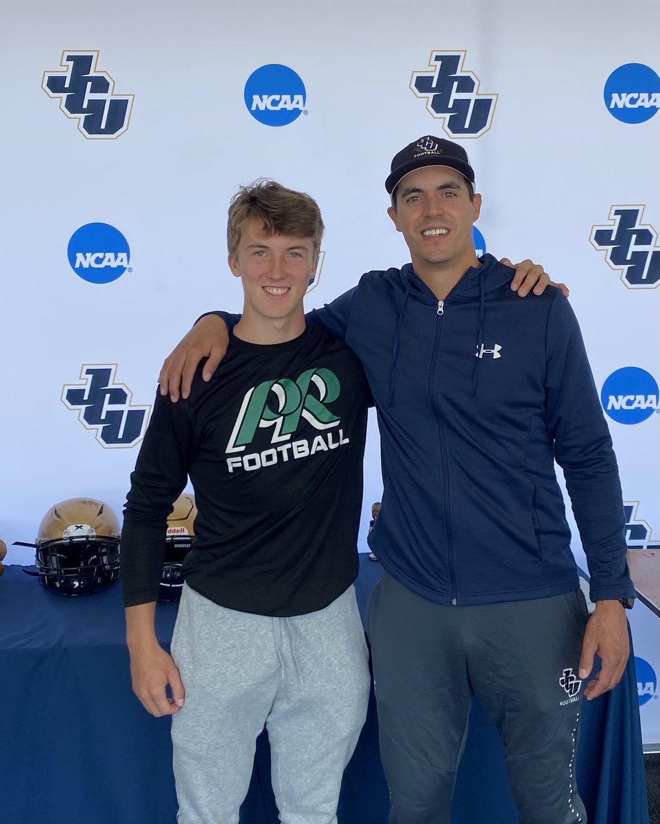 cboyd_14's tweet photo. Honored to receive a roster spot offer from John Carroll! Thank you @BakerQB7 for talking with me showing me around campus. https://t.co/MjIflLdpIg