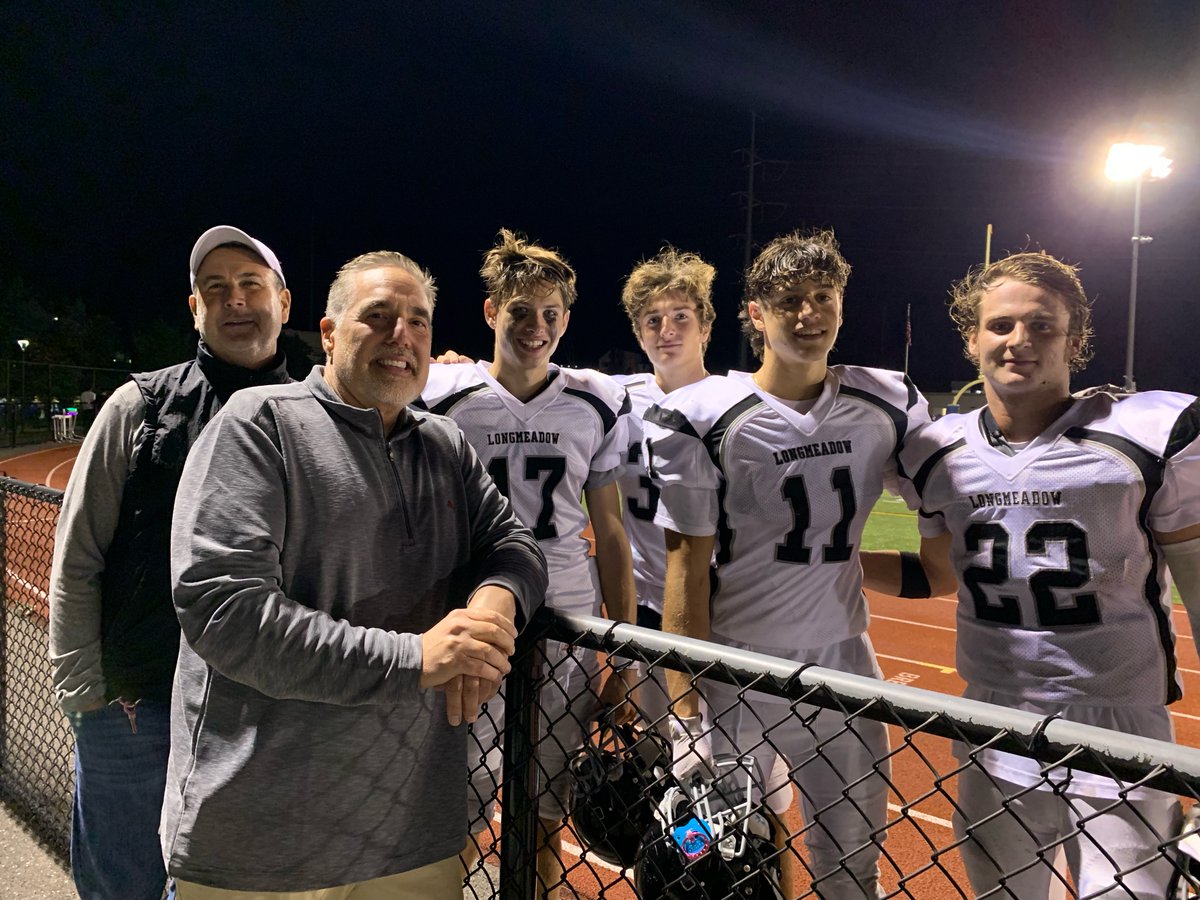 Lancer Lax Guys at Fridays football game