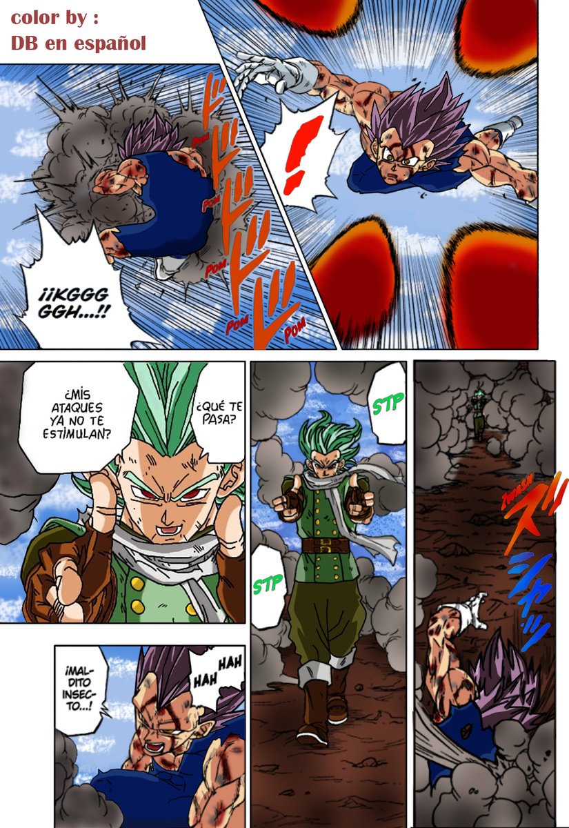 vegetto1508's tweet photo. Asi damos comienzo al manga 76 a color :0
#DBS76 #DragonBallSuper76 #dbdfanart #dbspoilers #DragonBallSuper https://t.co/OQR0o4d34t