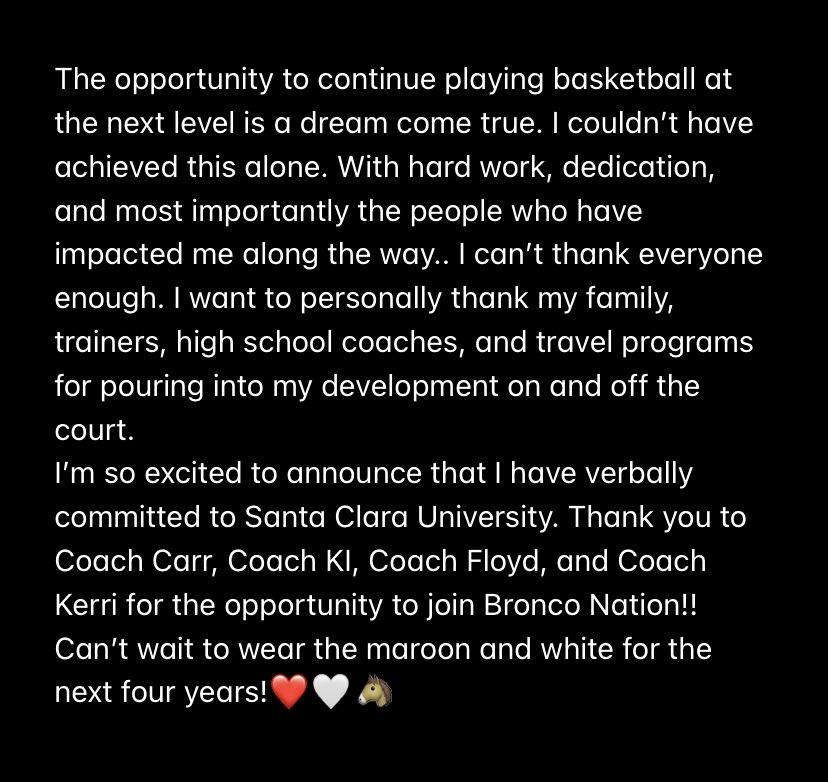 Committed!! Go Broncos❤️🤍🐴
