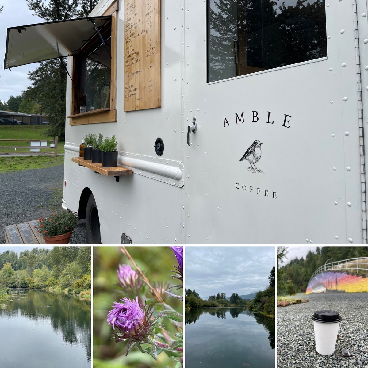 It’s nice to have the #tentrailchallenge  I feel it is helping me connect with the land here. #chillandthrill #Chilliwack #beoutside #walkandcoffee #rainydayactivity