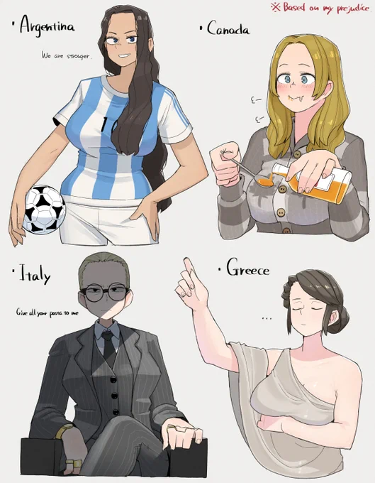 Other country girls based on my prejudice 4 ;D 