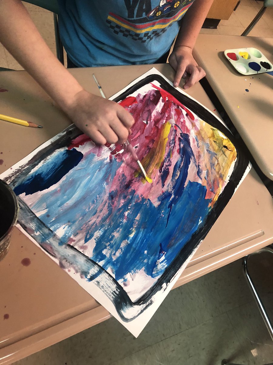 taracorral's tweet photo. This week I went to 3rd grade art. I loved seeing students from the DHH program taking part in general education curriculum with hearing peers. Beautiful in so many ways! @Laurann65 @D45Schools #SASED https://t.co/Fvl5HsDNmX