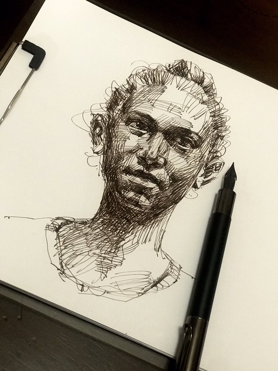 widemediaguy's tweet image. Ink Sketch 
#portrait #headstudy #figuredrawing #anatomydrawing #drawing #sketch #sketching #stylizedillustration #illustration #inksketch #prakashthombre #widemediaguy #wmg #i_design_experiences