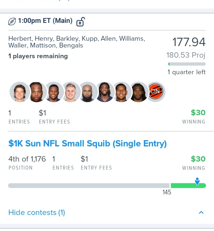 DFSPrimeLineups's tweet photo. 🔥Join #FREE ➡️ https://t.co/dLBNGudujT🔥 as another #win was just posted for Team Prime! The #best #DailyFantasySports #DFScontent ! 🌐🔗 is https://t.co/p5UVPhyIRF
#FD #NFL Week 3 GPP #NFLFantasy
#FanDuel #DraftKings #DFS #sportspicks #NBA #NFL #MLB https://t.co/zC9pMaGeYv