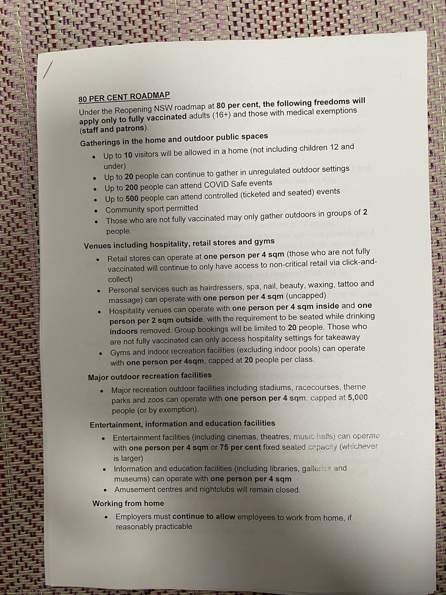 ChrisReason7's tweet photo. Comprehensive details of NSW roadmap for 80% here - https://t.co/y9Z5nd6OnG